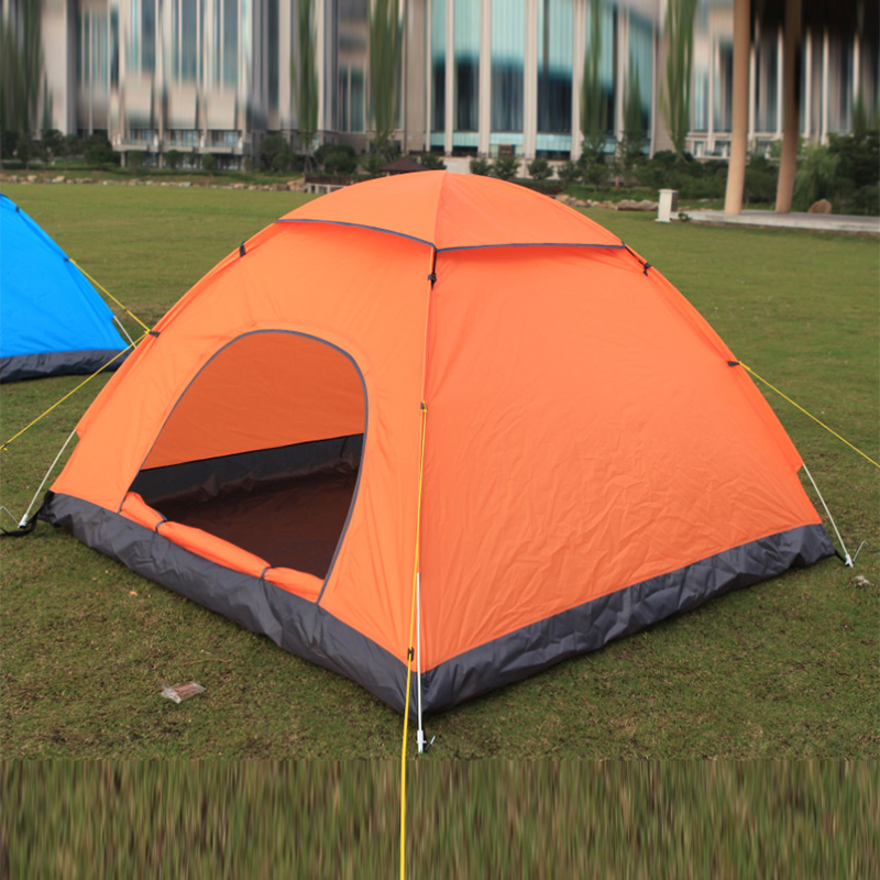 Cheap Goat Tents Quick Automatic Opening Tents Outdoor Camping Backpacking Tent for 3 4 Persons Camp Equipment for Family Picnic   